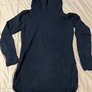 Calvin Klein Jeans Navy Cowl Neck Sweater